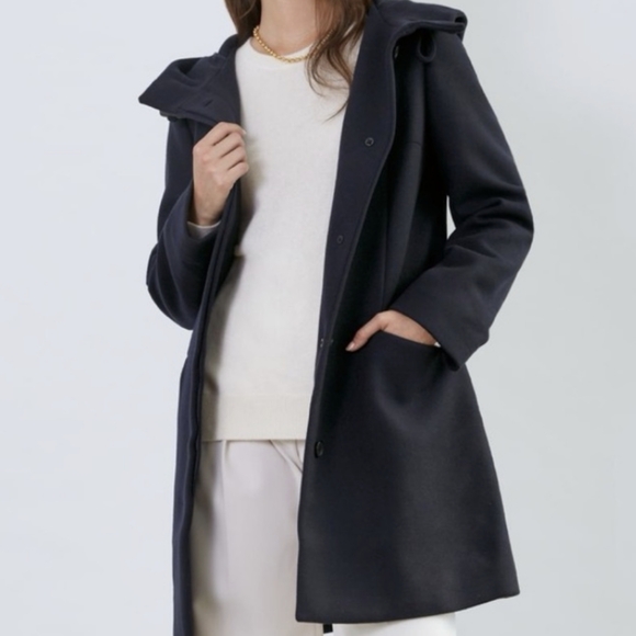 Babaton Pearce Navy Coat Wool - Picture 14 of 14